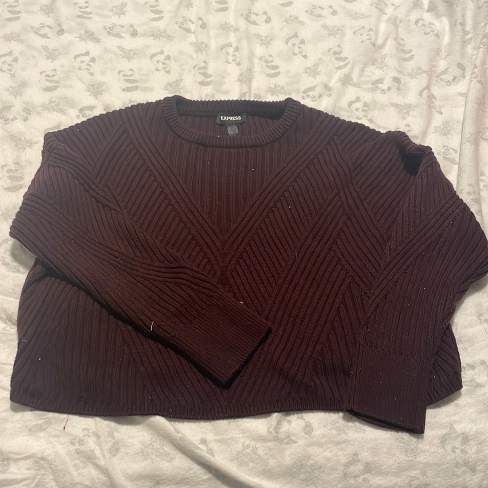 Maroon sweater